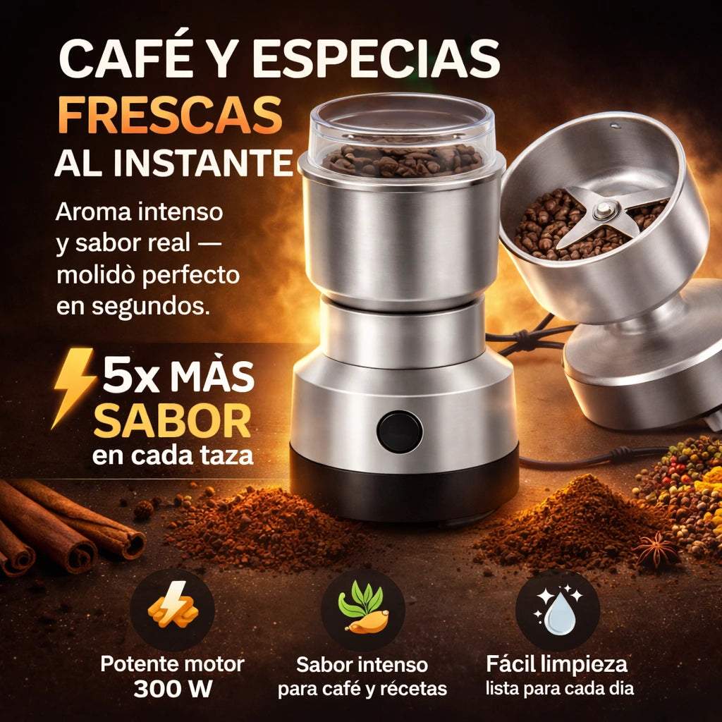 ☕Café de cafetería en casa, en segundos y sin esfuerzo.🔥☕ Sabor intenso real ⚡ Listo en segundos 🔇 Ultra silencioso 🧼 Fácil de limpiar